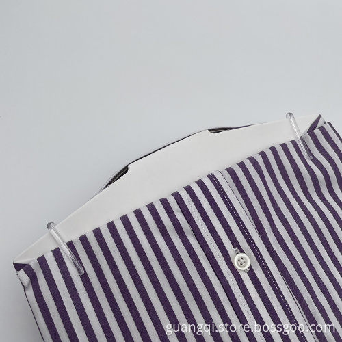 Button-up collar 100% cotton men's shirt